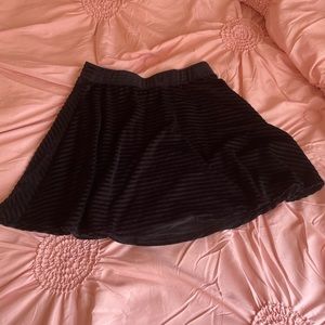 Velvet skater skirt